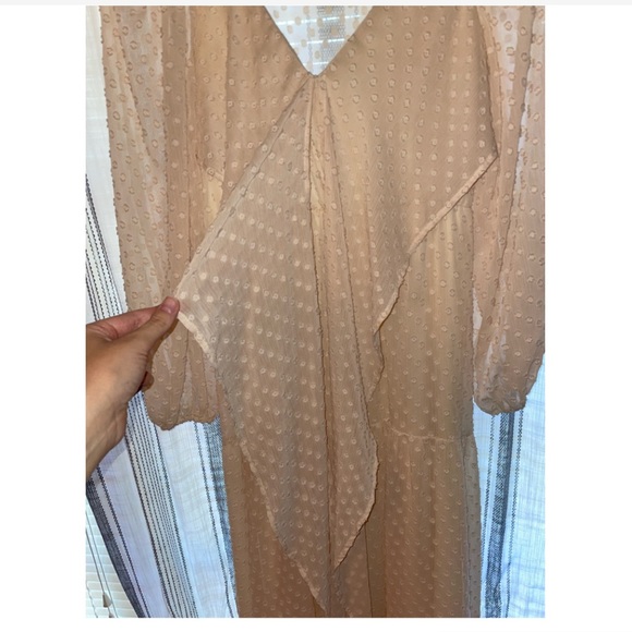 ***Sold***Cream Dotted Dress - Picture 2 of 6